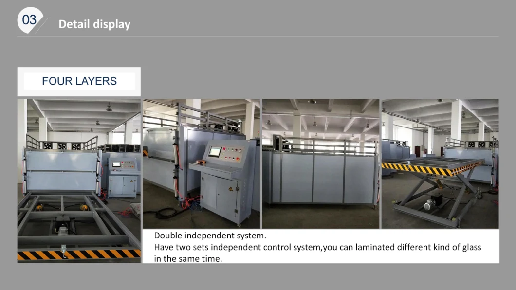 Fangding Three Layers Glass Laminated Machinery with EVA /TPU/Sgp Film