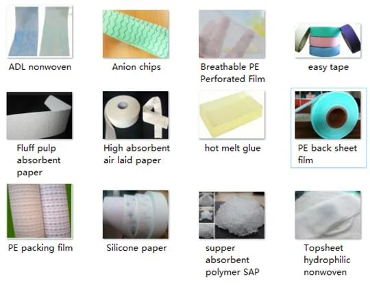 All in One with Competitive Price Sanitary Napkin Raw Materials