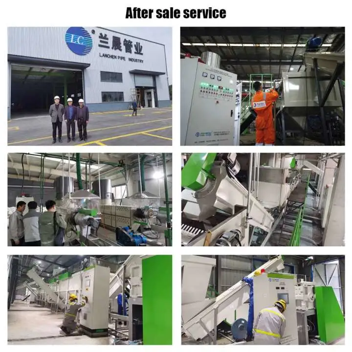 PP/PE/HDPE/LDPE/LLDPE/BOPP/CPP Waste Plastic Film Bags Crushing Washing Recycling Machine