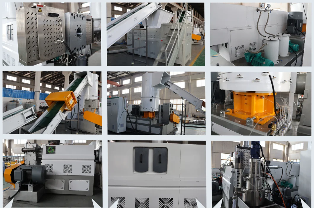 Plastic PE/PP/HDPE/LDPE/LLDPE/BOPP Film/Bag/Woven Bag/Non Woven/Fiber/Granulating Line/Granulation Plant/Agglomeration Recycling/Compact Pelletizing Machine