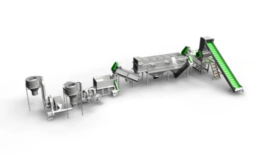 PP/PE/HDPE/LDPE/LLDPE/BOPP/CPP Sacs de film plastique de déchets écrasant la machine de recyclage de lavage